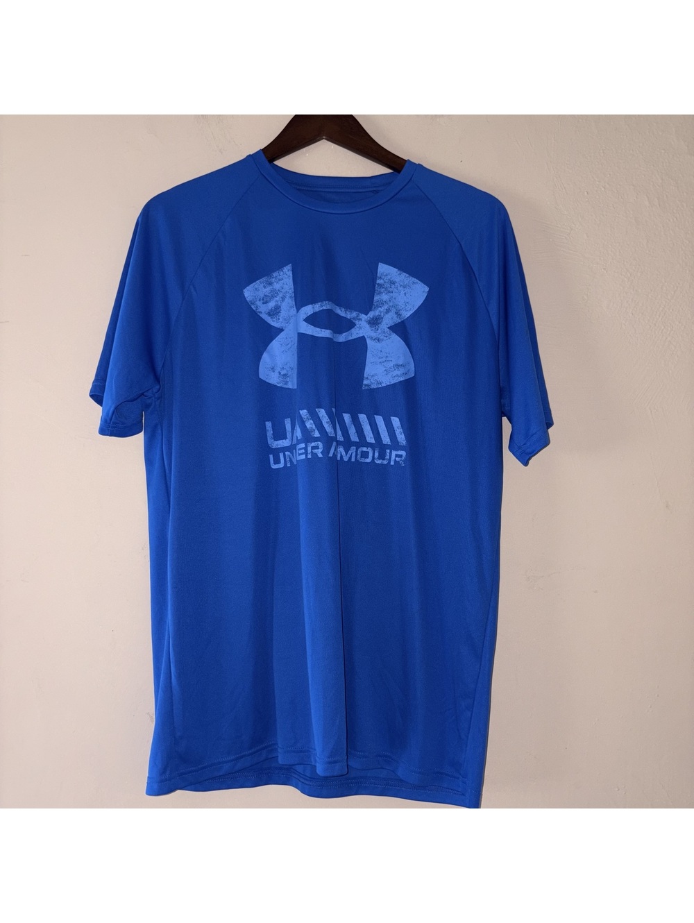 Under Armour Performance Graphic T-Shirt - Blue - Size Large